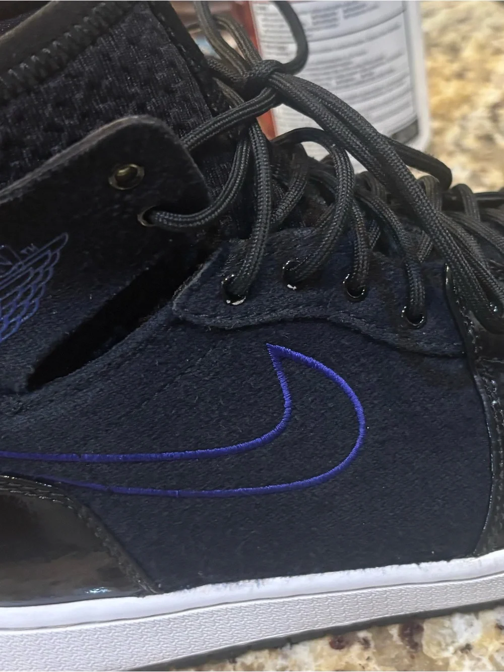 Air Jordan 1 Retro Ultra High Space Jam 844700-002 Black Concord Men’s Size 9.5
